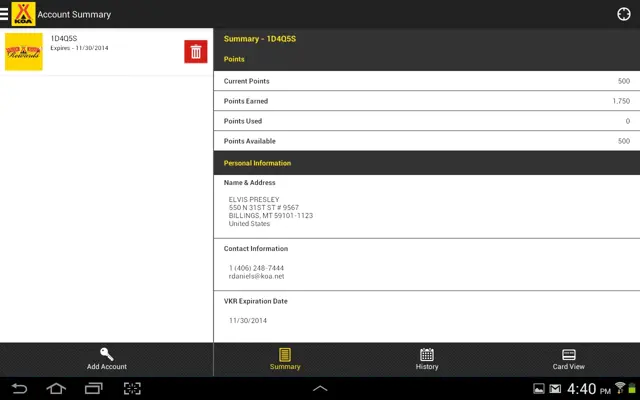 KOA android App screenshot 9